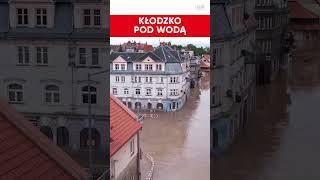 Kłodzko pod wodą Z powietrza widać skalę dramatu [upl. by Notnilk]