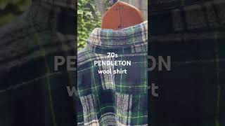 70sPENDLETON wool shirt 70s pendleton usedclothing oldclothes madeinusa 古着 [upl. by Lissak]