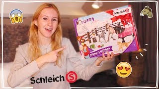 Schleich PAARDEN ADVENTSKALENDER UNBOXING 2019  Daphne draaft door [upl. by Ruhtracm122]