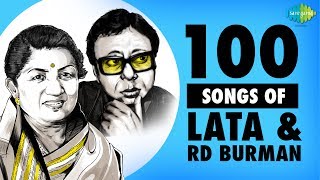 Top 100 Songs Of Lata Mangeshkar amp RDBurman  लता एंड र डी बर्मन के 100 गाने  Aap Ki Ankhon Mein [upl. by Thilda]