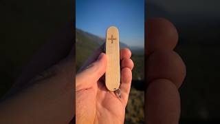 Maple Wood PLUS Scales for the 91mm Victorinox [upl. by Hairahcez]