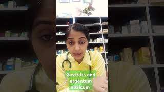 Argentum nitricum and homoeopathy for gastritis [upl. by Feldstein]