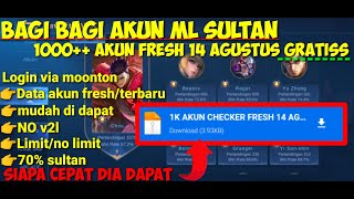 BAGI BAGI AKUN ML SULTAN TERBARU 2021  AKUN ML SULTAN GRATIS  AKUN MOBILE LEGENDS SULTAN [upl. by Asselam]