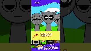 Gray is the sixth character and first effect of Sprunki sprunki [upl. by Gardener874]