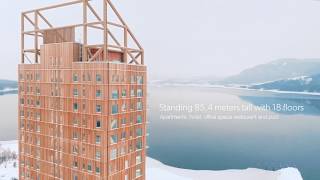 Mjøstårnet  The Worlds Tallest Timber Building [upl. by Aennaej]