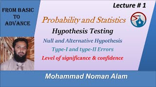 Hypothesis testingNull and Alternative hypothesis [upl. by Esther]