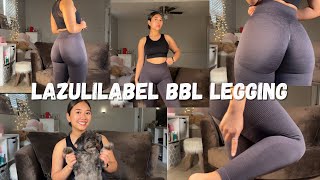 LAZULILABEL LEGGING REVIEW Try on BBL LEGGING Unsponsored [upl. by Nonac506]