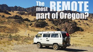 The most REMOTE part of Oregon  We take our VW Vanagon out to explore Leslie Gulch and the Steens [upl. by Ever]