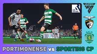 PORTIMONENSE vs SPORTING CP  Portuguese Primeira Liga 202324 [upl. by Chilt]