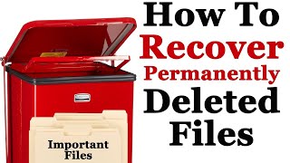 How to Recover Permanently Deleted Files on Windows  4DDiG Full Guide [upl. by Yak]