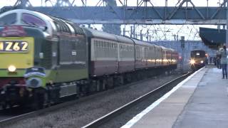 DELTIC D9009 ALYCIDON Hammers it through Doncaster Horns Blazing 1Z62 11062013 [upl. by Deb899]