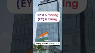 Apply for Ernst amp Young EY jobs  shorts viralshorts jobsindia ey [upl. by Chemush]