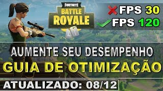 FORTNITE AUMENTE O DESEMPENHO GRÁFICO DO JOGO  GUIA ATUALIZADO 0812 [upl. by Nelav]