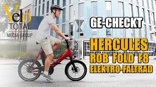 GECHECKT Hercules Rob Fold F8 ElektroFALTRAD [upl. by Aikimat]