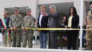 Ribbon cutting at Vicenza High School [upl. by Macmullin527]