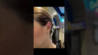 Forward Helix Piercing by DrVikas at Piercing Zone dubai helixpiercing earpiercing nosepiercing [upl. by Kaleena]