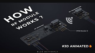 How RF Module works  3D animated tutorial 🔥  Remake [upl. by Ervin]