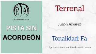 Pista Sin Acordeón Terrenal Julión Alvarez Fa [upl. by Ihdin]