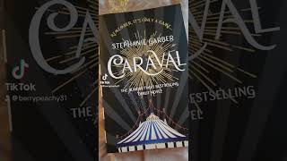 This book is soo good caraval by Stephanie Garber booktube caraval fantasybooks bookreview [upl. by Dlonra]