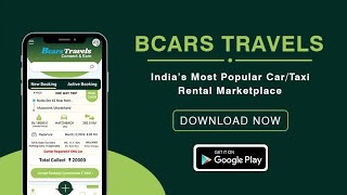 Bcars Travels Taxi Partner App  Ragistration Process [upl. by Lerrad]