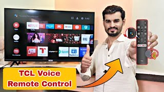 Tcl voice remote control  How to activate your tcl voice remote with android led tv [upl. by Llenyl253]