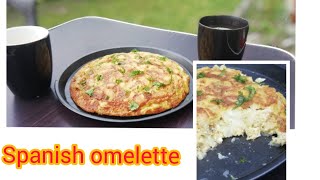 Spanish omelette recipe  easy amp quick cheesy Spanish omellete  mouth watering breakfast [upl. by Eima125]