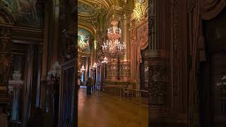 Exploring in the Palais Garnier Paris paris travel opera france [upl. by Norvall]