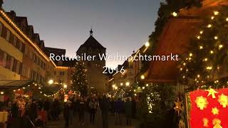 Weihnachtsmarkt Rottweil Retro Version  01122016 [upl. by Ernaldus]