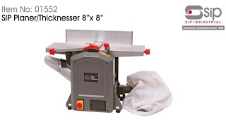 SIP Planer Thicknesser 8x8quot [upl. by Barnebas]