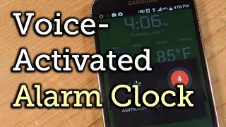 Sleep or Stop Your Alarm Using Custom Voice Commands  Android HowTo [upl. by Lawford502]