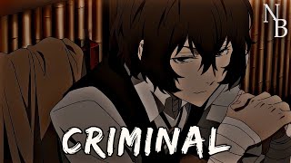 Nightcore  Criminal lyrics [upl. by Emya691]