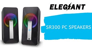 ELEGIANT SR300 Computer Speakers  Unboxing and First Look [upl. by Enair]