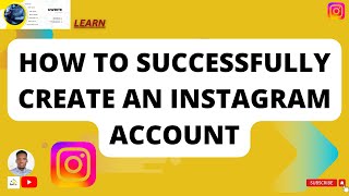 How to create Instagram account [upl. by Haidadej]