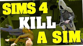 Sims 4  How to kill a Sim instantly Cheat [upl. by Tenrag454]