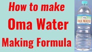 Oma Water Formula l How to make Oma Water l Oma Thiravagam l ஓமம் வாட்டர் தயாரிப்பது எப்படி [upl. by Meuse]