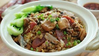 quotClaypotquot Rice Made In 30 Minutes With A Rice Cooker Recipe  电饭锅煲仔饭 [upl. by Phipps895]