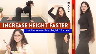 How I Increase My Height 8 Inches naturally My Full Height Increase Journey Exercise amp Diet Plan [upl. by Eikciv]