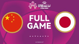 China v Japan  Full Basketball Game  FIBA U18 Womens Asia Cup 2024  Divison A  Group Phase [upl. by Romulus]