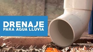 Cómo hacer un drenaje para agua lluvia [upl. by Zindman]