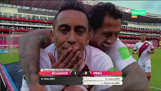 Perú vs Ecuador  21  RESUMEN y GOLES de la Selección  Fecha 8  Clasificatorias Qatar 2022 [upl. by Schlesinger661]