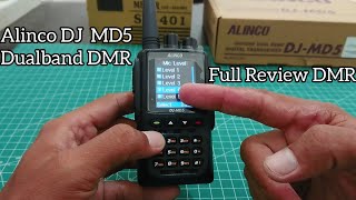 Alinco DJ MD5 Dualband DMR Full Review [upl. by Leunammi]