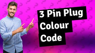 What is the Colour code of a 3 pin plug [upl. by Scotti]