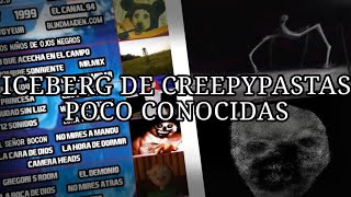 ICEBERG DE CREEPYPASTAS POCO CONOCIDAS U OLVIDADAS  FINAL [upl. by Rolyak728]