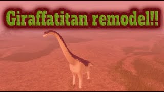 NEW Giraffatitan V3  Dinosaur World Mobile [upl. by Montagu]