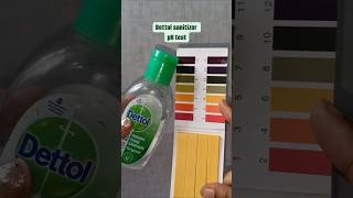 Dettol sanitizer pH test 😲 good or bad Dettol hand sanitizer review [upl. by Lange]