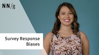 Survey Response Biases in User Research [upl. by Kym360]