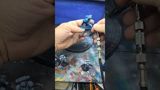 Basing UltraMarines blue warhammerart minipainting [upl. by Erhart25]