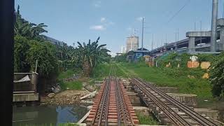 PNR  Train rear window view Paco  Pandacan 60 fps [upl. by Ethelinda]