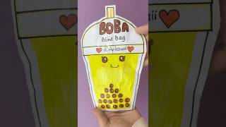 BOBA MILK TEA BLINDBAG boba paperdiypapersquishyartcraftdiyblindbagpapercraftnicefypfor [upl. by Caldeira]