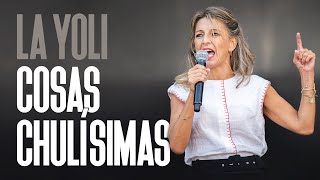 YOLANDA DÍAZ Cosas Chulísimas PARODIA  LA MATRIA  Al Bano amp Romina Power  Felicidad Felicità [upl. by Cynara]